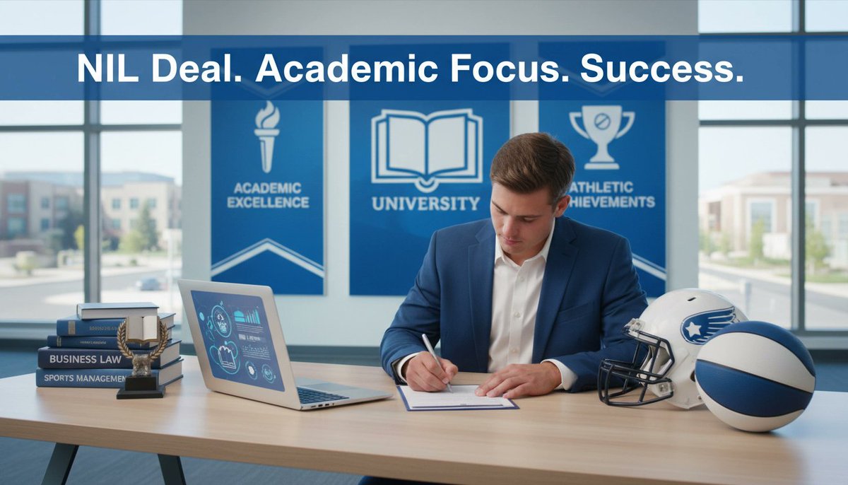 Distefano80073's tweet photo. Big win for our client! We helped them secure their first NIL deal with ASM Sports and NXTgen Recruits: while keeping grades a top priority. Balancing books and branding! Want to learn more? DM us to set up a meeting. https://t.co/ABKUB54TK5