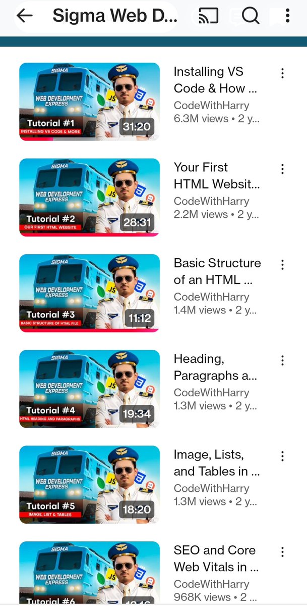 getting_strong1's tweet image. Completed Lecture 3, just started... Long way to go😄.

#LearnInPublic #SigmaWebDevelopment #codewithharry #WebDevelopment