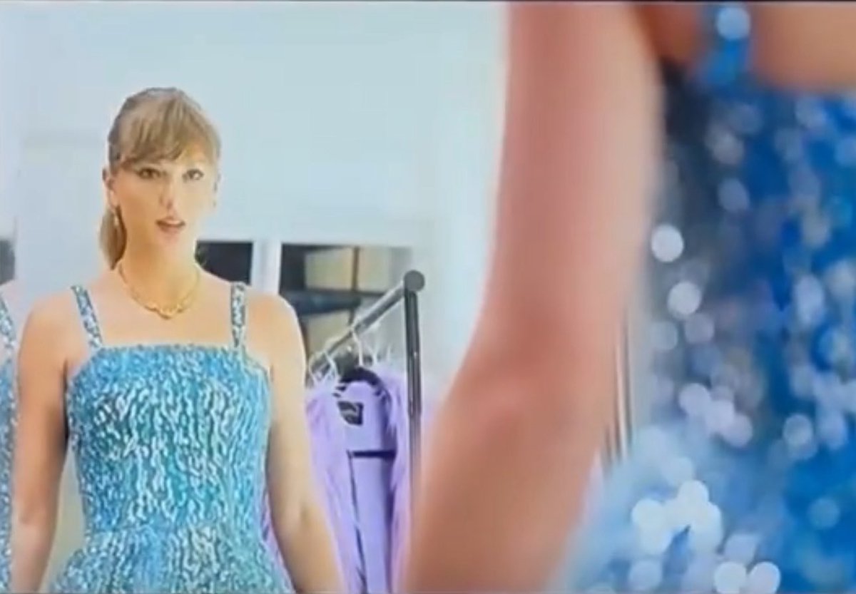 blessedswifty's tweet image. 🚨 | @TaylorSwift13 wearing her “Enchanted” blue dress for the first time for ‘Eras Tour’!