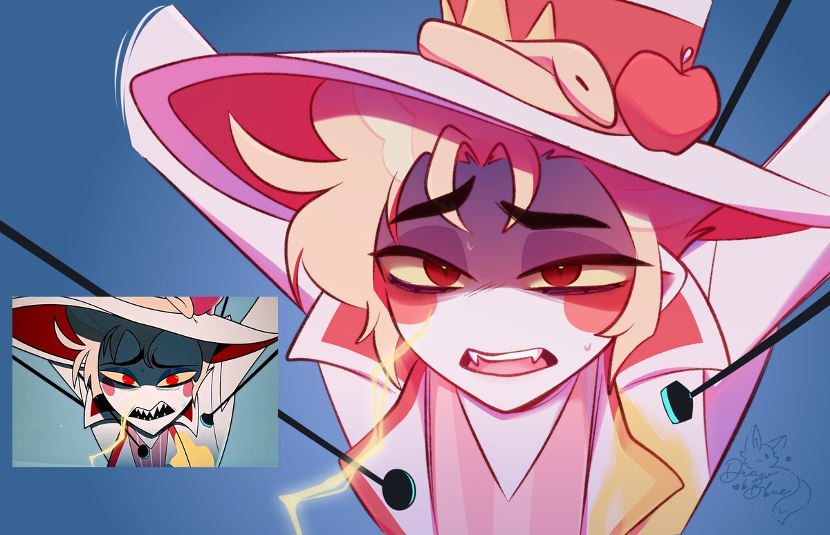 Oh 💕👄💕
#LuciferMorningstar #HazbinHotel #fanart #LuciferHazbinHotel #art #digitalart
