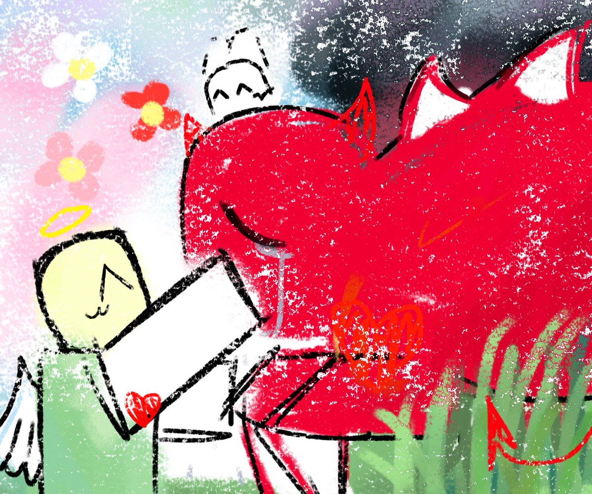 puppy183's tweet image. you&apos;re not scary
just misunderstood
your teeth aren&apos;t scary,
they&apos;re for smiling
you&apos;re not a monster
they are