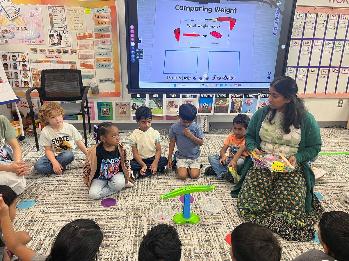 RemyaPreKMagic's tweet photo. We were weighing, comparing, predicting, &amp; thinking hard! #HandsOn #math is the BEST math and #PreK is rocking it!
#PreKMath #Mathematicians #HandsOnLearning #EarlyChildhoodMath #STEAM #STEM #STEMinPreK #PlayToLearn #ProsperISD #elementarymath #MathThroughPlay #calhounconnects https://t.co/GTAxGHC5YG