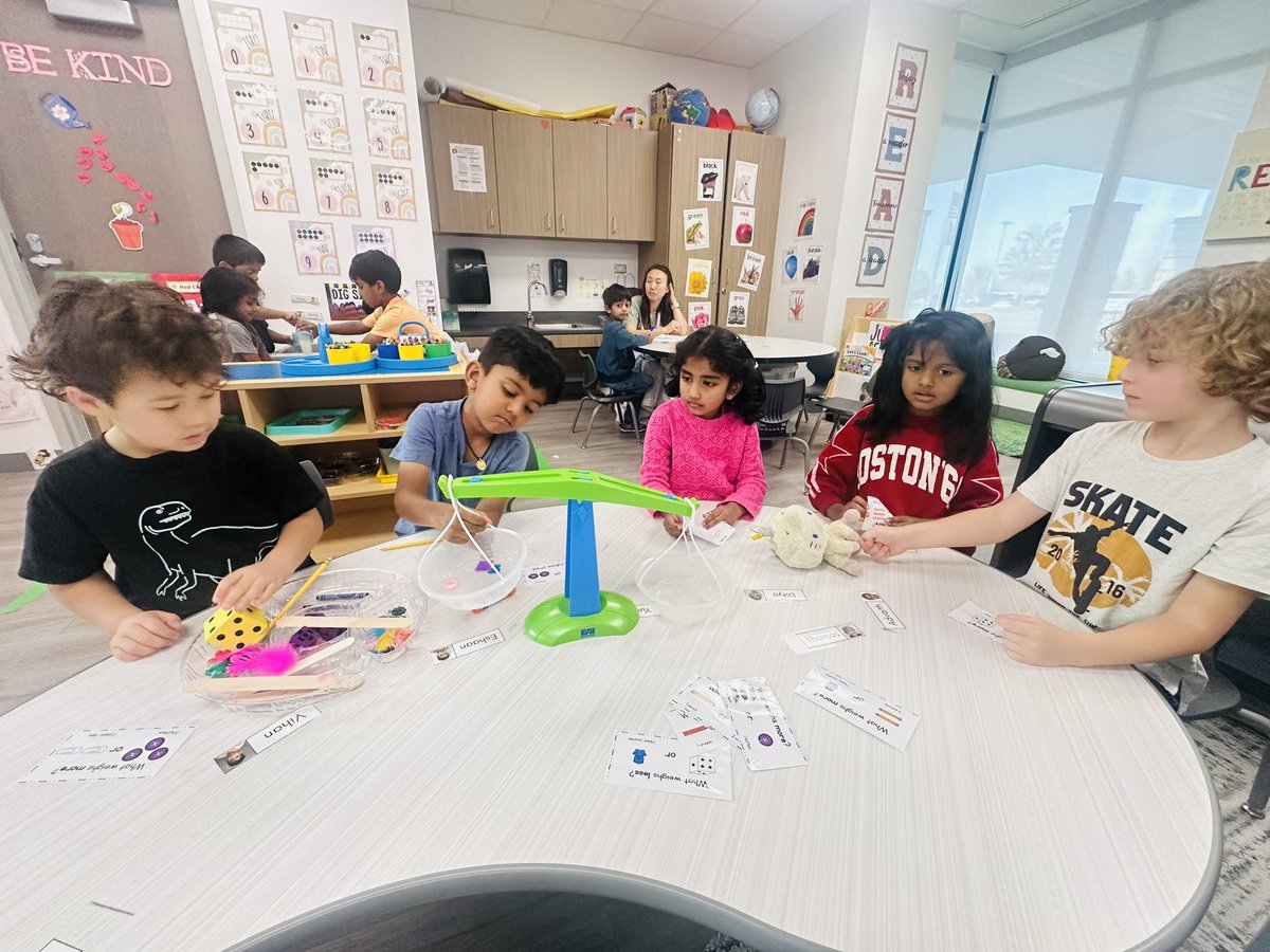 RemyaPreKMagic's tweet photo. We were weighing, comparing, predicting, &amp; thinking hard! #HandsOn #math is the BEST math and #PreK is rocking it!
#PreKMath #Mathematicians #HandsOnLearning #EarlyChildhoodMath #STEAM #STEM #STEMinPreK #PlayToLearn #ProsperISD #elementarymath #MathThroughPlay #calhounconnects https://t.co/GTAxGHC5YG