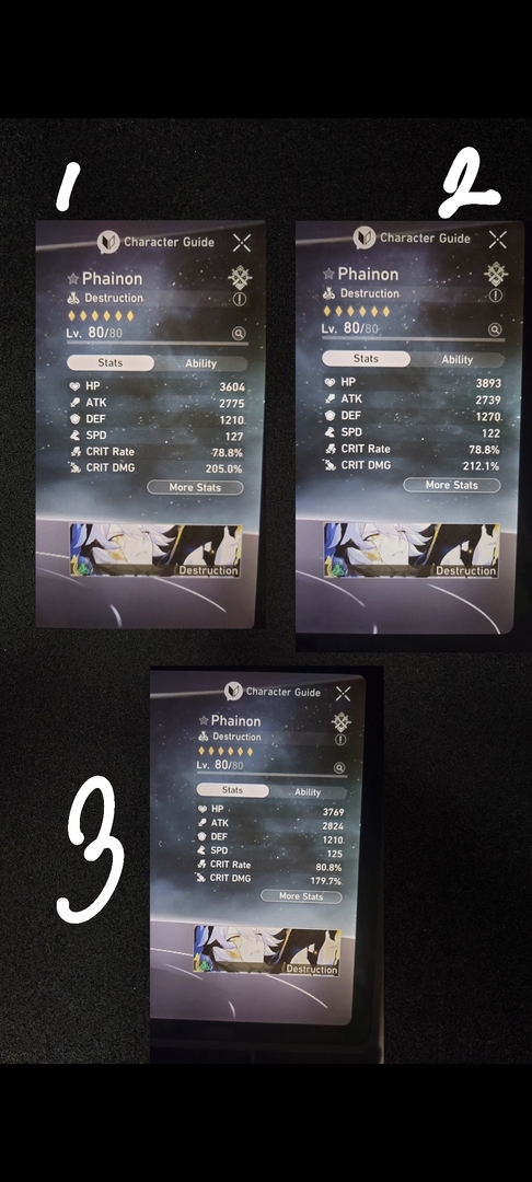 Myu! Guys phainonku mending yg mana ya buildnya? Supportnya sama sunday-cerydra-dhpt (mix match jg sm rmc, bronya, &amp; fuxuan yaa kl di endgame)