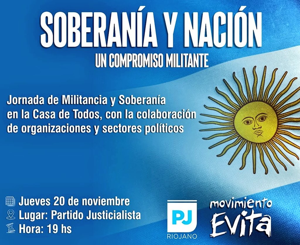 👉🏻 NO HAY SOBERANÍA SIN ESTADO.
NI LIBERTAD SIN SOBERANÍA 🇦🇷
