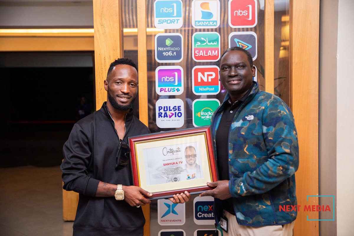 I crossed paths with Mikie Wine last evening at the #NextMediaPark. He had come by to appreciate the support and the partnership we have built with him over time. Such a kind gesture that speaks to great character. I rate that. <a href="/nextmediaug/">Next Media</a> shall keep backing the work and the