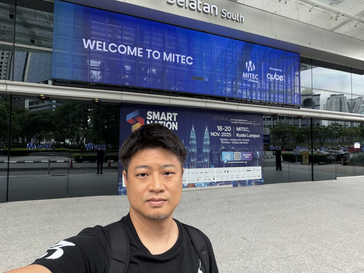 tomo_workloginc's tweet image. 今日はここから

#MITEC 
#SmartNationExpo2025