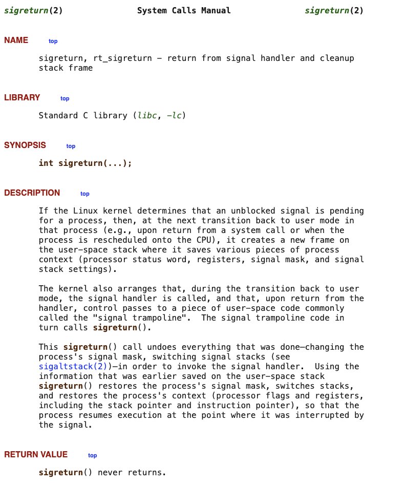 popovicu94's tweet image. Ever wondered how a Linux program can catch a signal, run custom code, and then resume *exactly* where it left off, as if nothing happened?

It&apos;s not magic. It&apos;s a carefully choreographed dance between your process and the Linux kernel, starring a syscall that never actually…