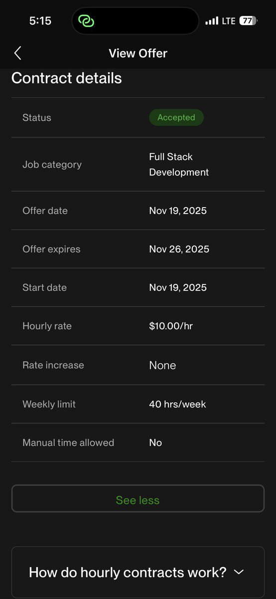 techwithnimmy's tweet image. Let’s keep it going, the year hasn’t ended yet 💯

Got another hourly job on @Upwork 
Thank you @bubble 

LFGGGGG 💯💯