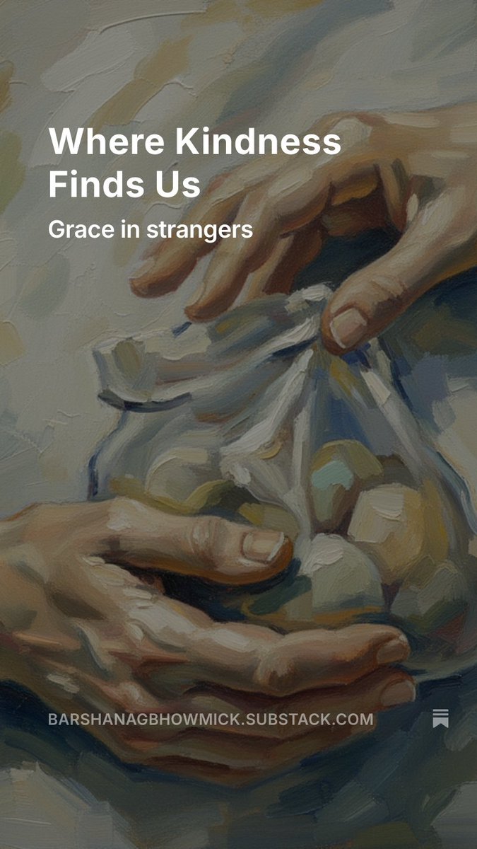 barshanag's tweet image. #Substack piece today

barshanagbhowmick.substack.com/p/where-kindne…

@barshanag @SubstackInc 

#barshanagbhowmick #itsrainingthoughts #substackwriters