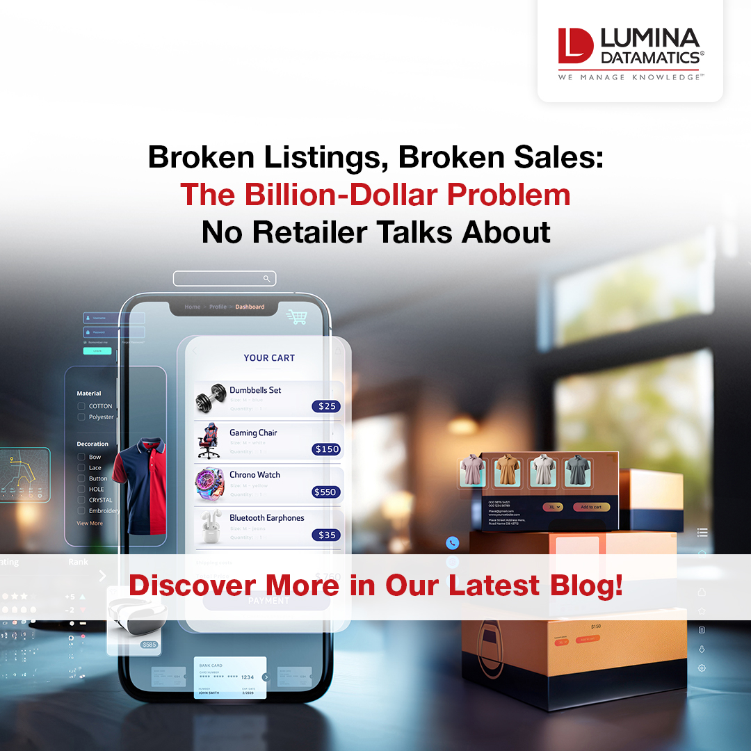 LDatamatics's tweet image. Product listing errors don’t just confuse shoppers, they quietly drain revenue. Explore how retailers can fix accuracy at scale in 2026.

Read our latest blog now!

Click here : luminadatamatics.com/resources/blog…

#RetailTechnology #EcommerceOptimization #ProductDataManagement…