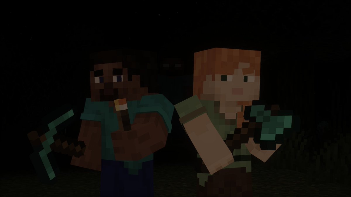 Introducing Nightfall, a Minecraft asymmetrical horror mod/server coming soon.

The "Alpha" Chapter has Steve and Alex as survivors and Herobrine as the killer. (Including more in the Alpha chapter.)

Follow for updates! #Minecraft #minecraftmod #horror #horrormod