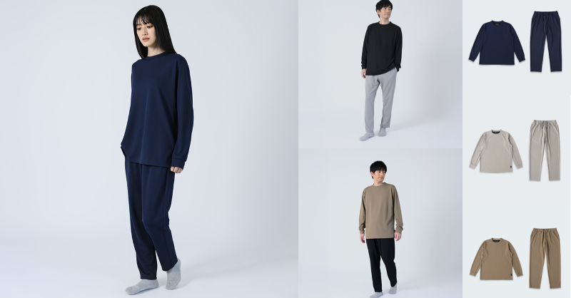 サプリム、ソニー独自開発の生地を使用したリカバリーウェア「R WEAR