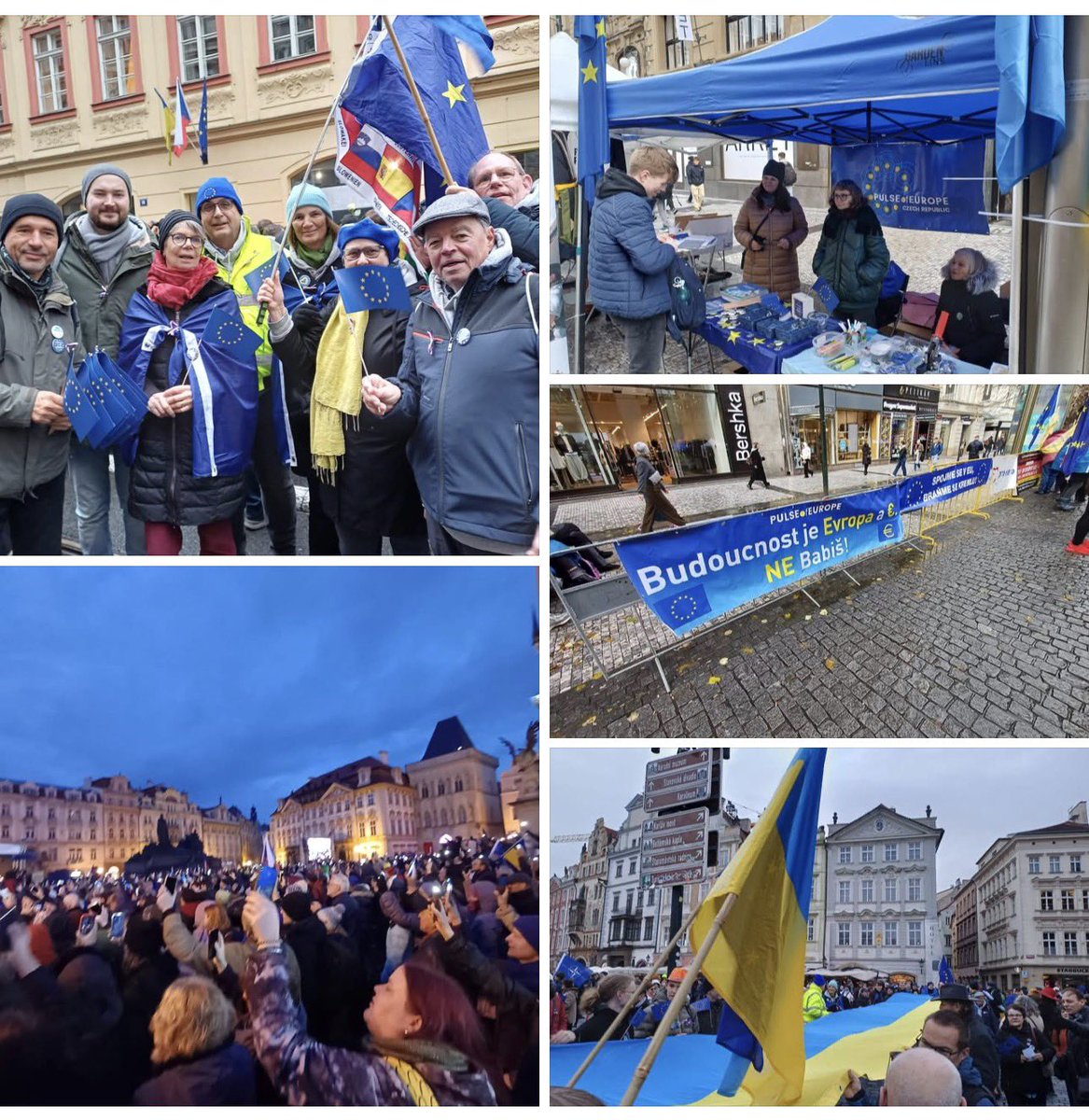 PulseofEurope's tweet image. 🇨🇿 Studenten versammelten sich am 17.11.89 zur Samtenen Revolution.

Am 17.11.25 fand in Prag für die🇪🇺 Freiheit eine #EuropaDemo mit #PulseofEurope statt, zu der Aktivistinnen und Aktivsten aus vielen Städten kamen. 
Der Kampf um die Freiheit geht weiter!

#DemocracyVsAutocracy