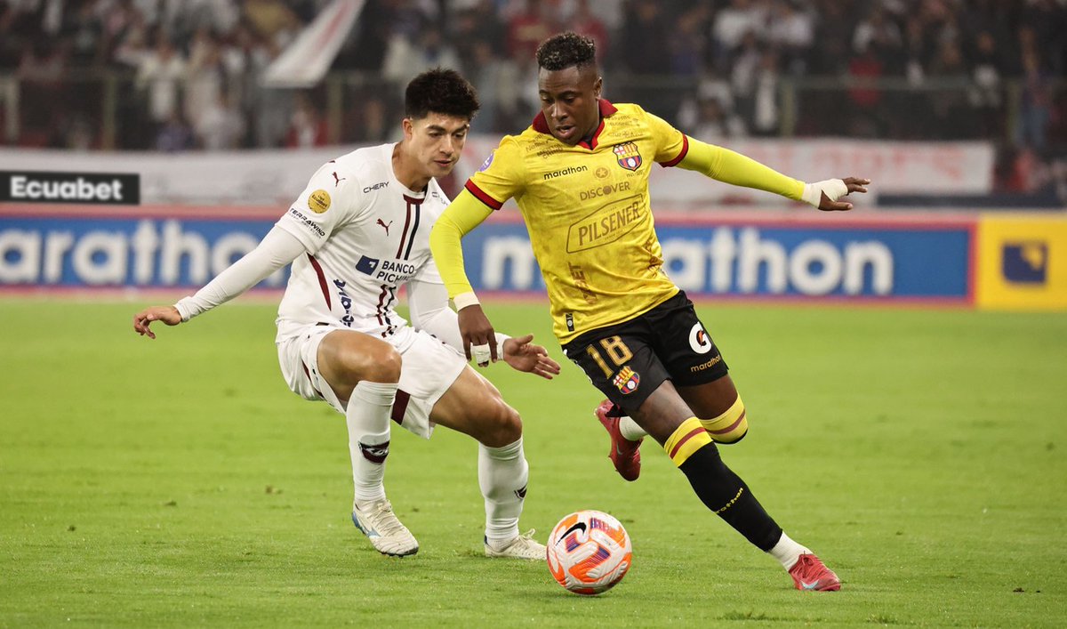 Barcelona y Liga definen un boleto a la Libertadores en un duelo que verá todo el país canchaecuador.com/barcelona-y-li…