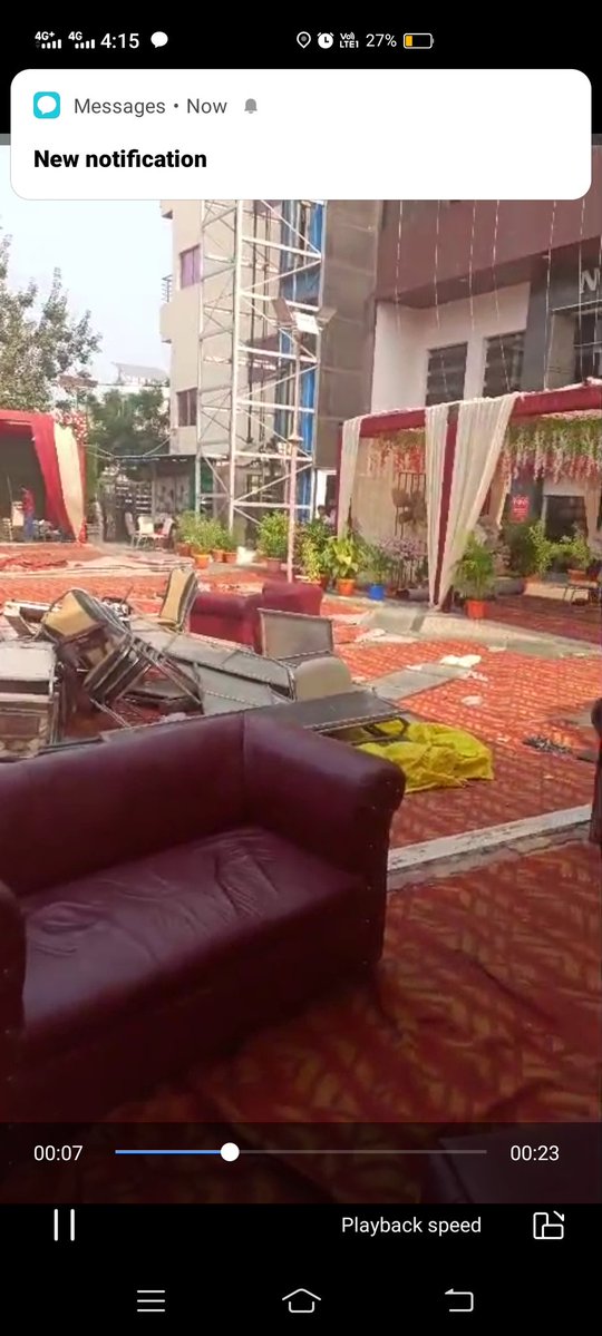 HEROOFMATHS's tweet image. मेरे होटल में लूटपाट और लॉन पर कब्जा। कानून के नियमों की धज्जियां उड़ाई। Vivek kumar gupta और yogesh singh इतना बड़ा घिनौना कांड करने के बाद भी गिरफ्तार नहीं किए जा रहे हैं हमारी fir आज तक नहीं लिखी गई।@yogi @CMOfficeUP @myogiadityanath @kanpurnagarpol @DMKanpur @aajtak @news