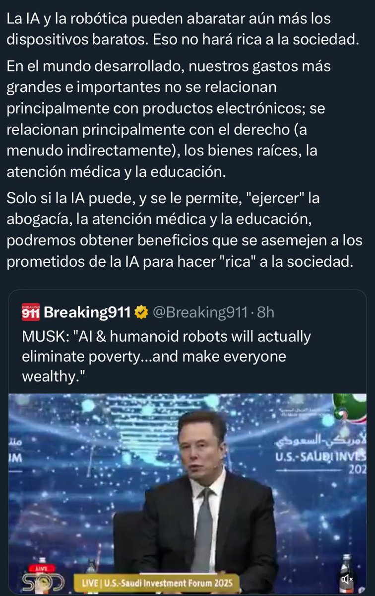 En definitiva, el resumen de lo que afirma Szabo es que la IA es un producto creado para los pobres.