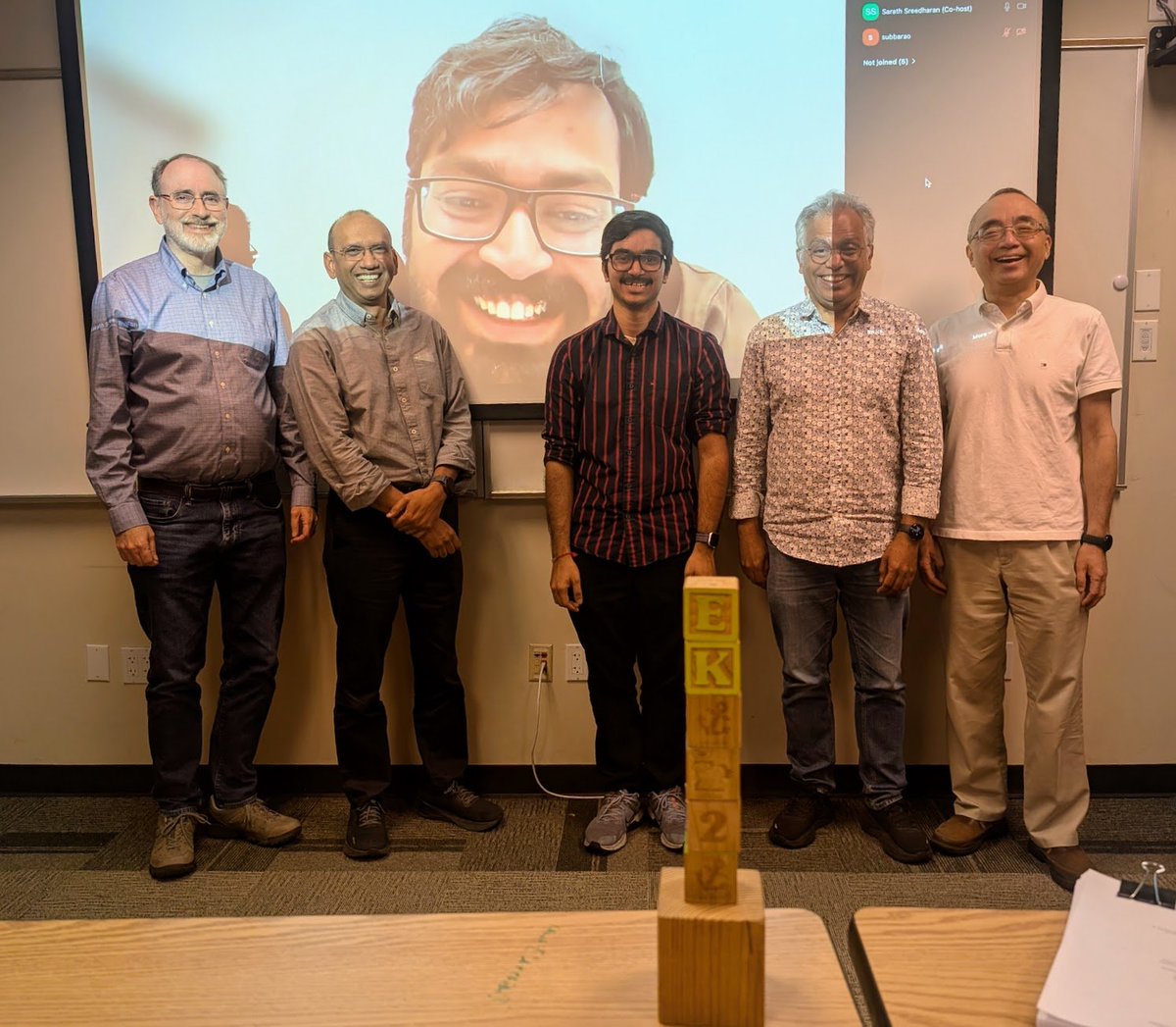 瞧瞧那傢伙的學歷！

博士！ Karthik Valmeekam @karthikv792——第二屆 Yochanite 博士🎉🥳

 （委員會：@liuhuan @tdietterich @sidsrivast @sarath_ssr