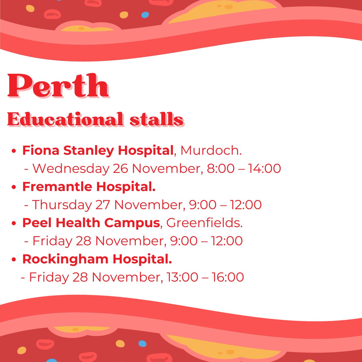 hearts4heart's tweet image. It’s #CholesterolAwarenessWeek! 💛 Learn the ABCs of ASCVD: Alert, Behaviour &amp;amp; Check. 

Visit our cholesterol checks and educational stalls.

Learn more at hearts4heart.org.au.

 #Hearts4heart #FHAustralia #HeartbeatofSport #ASCVD #Cholesterol