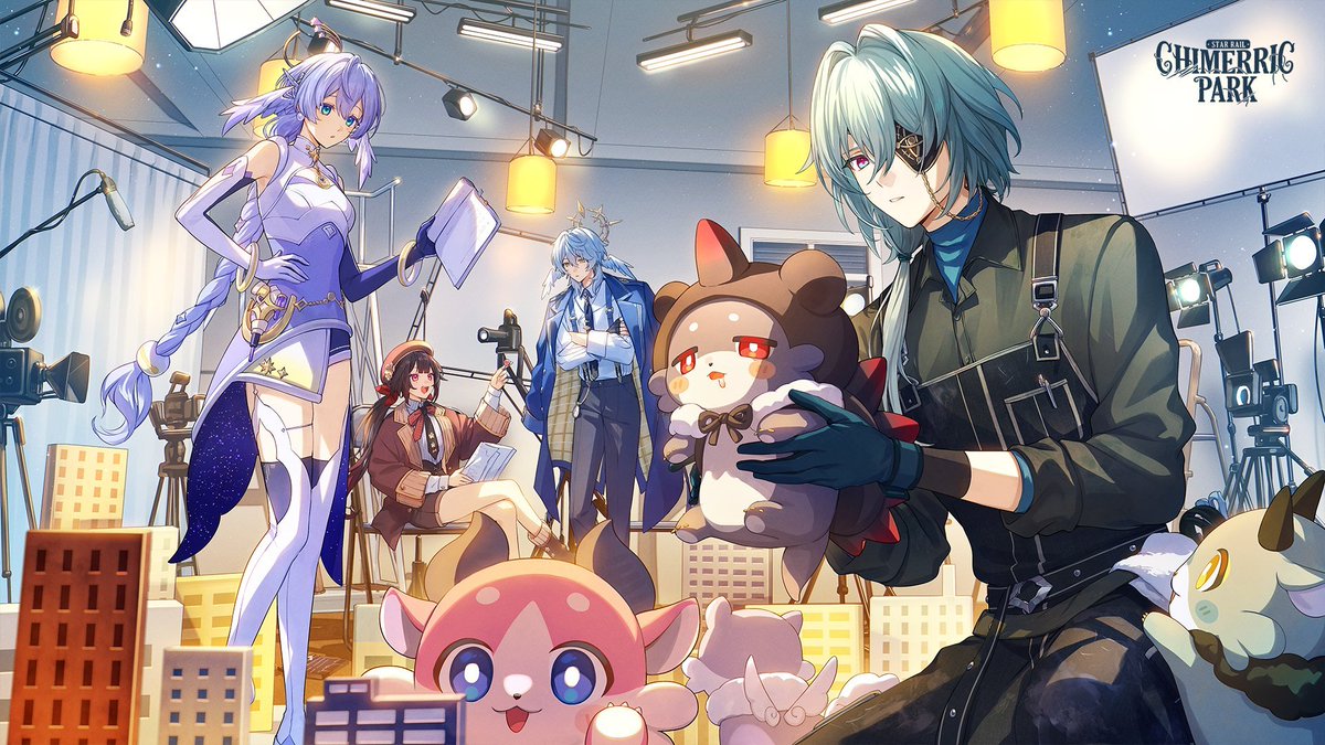 StarRailVerse1's tweet image. Anaxa, Robin, Sunday &amp;amp; Sparkle illustration  

-From HoYoFair    
-Artist: aoirooto 

#HonkaiStarRail #崩壊スターレイル