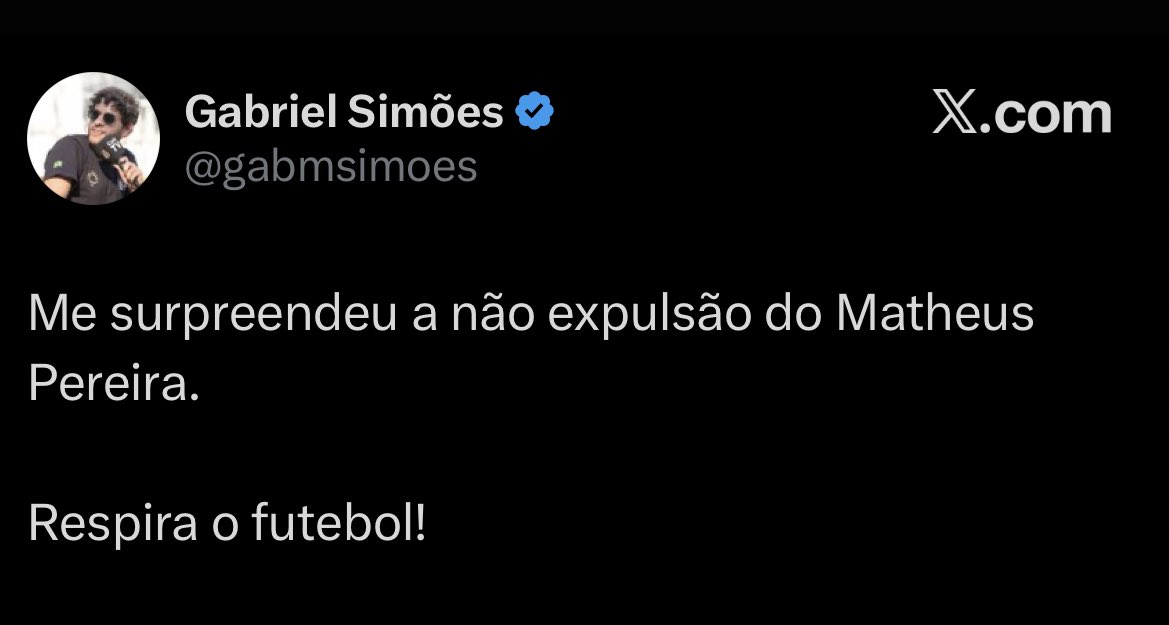 FREDSIINCERO's tweet image. Me surpreendeu o não pênalti no Bet Henrique.

Respira o futebol!