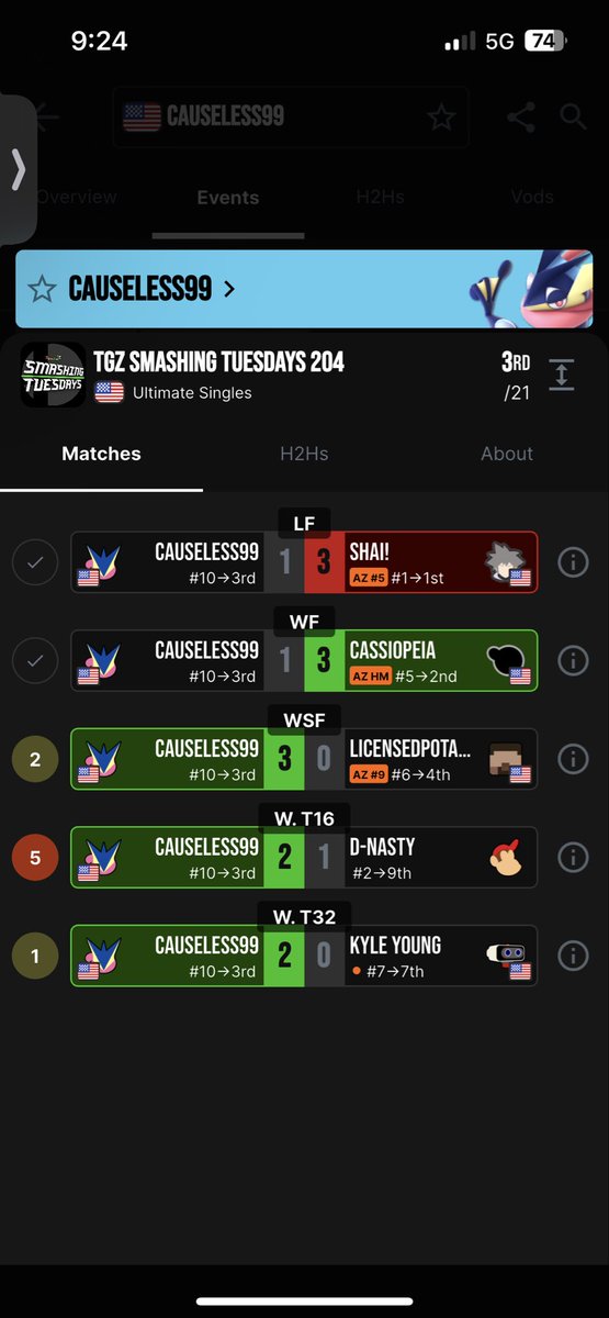 TCauseless99's tweet photo. Bro wtf was this bracket, round 1 I already had to fight someone so talented 💀💀💀 https://t.co/jU1BhILsIl