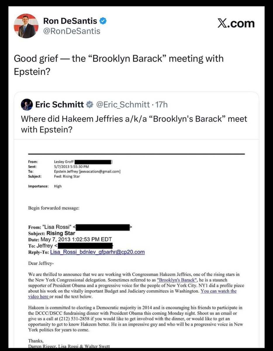 Hakeem Jeffries. Imagine that. 🤭