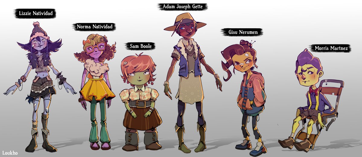 Hi there! I wanted to try designing an alternative look for the interns from Psychonauts 2, with my own personal touch^^ I hope you'll like it 

<a href="/DoubleFine/">Double Fine</a> <a href="/scottlava/">Scott C.</a> #psychonauts