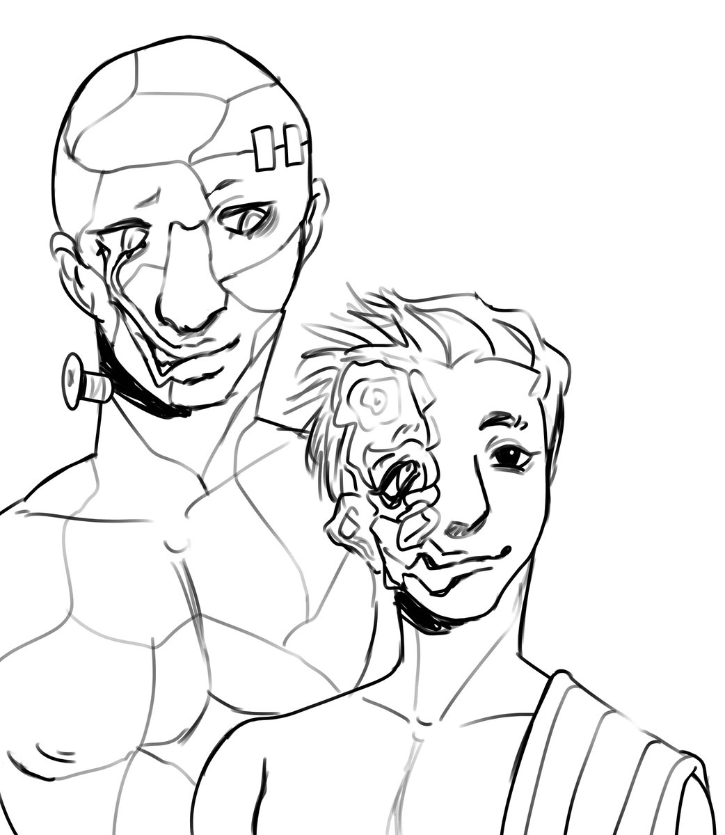 monstertogether's tweet photo. (wip) i cannot get these two off my mind https://t.co/XJwmMJNRjI