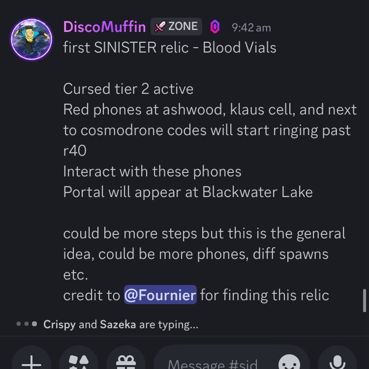 Regarding the 6th relic, this is roughly what needs to be done. Still a lot of testing regarding if there are different phone spawns and what not. 

The exact specifics are being figured out as we speak