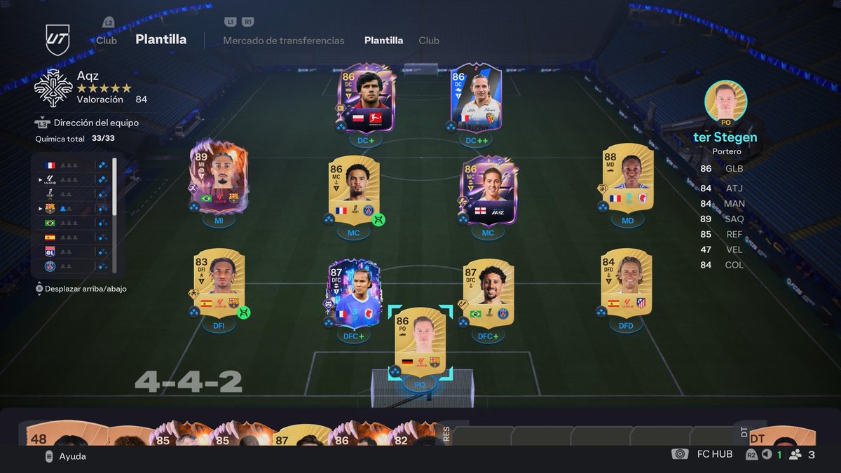 grossoagus1's tweet photo. @xARiiAN Tengo esto y 250k de presupuesto, todo intransferible menos diani , marquinhos y ter stegen https://t.co/WTmNf7MHh7