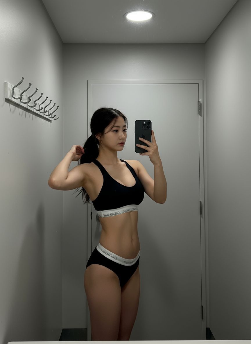 更衣室の朝 🏃‍♀️
Locker room morning 💪