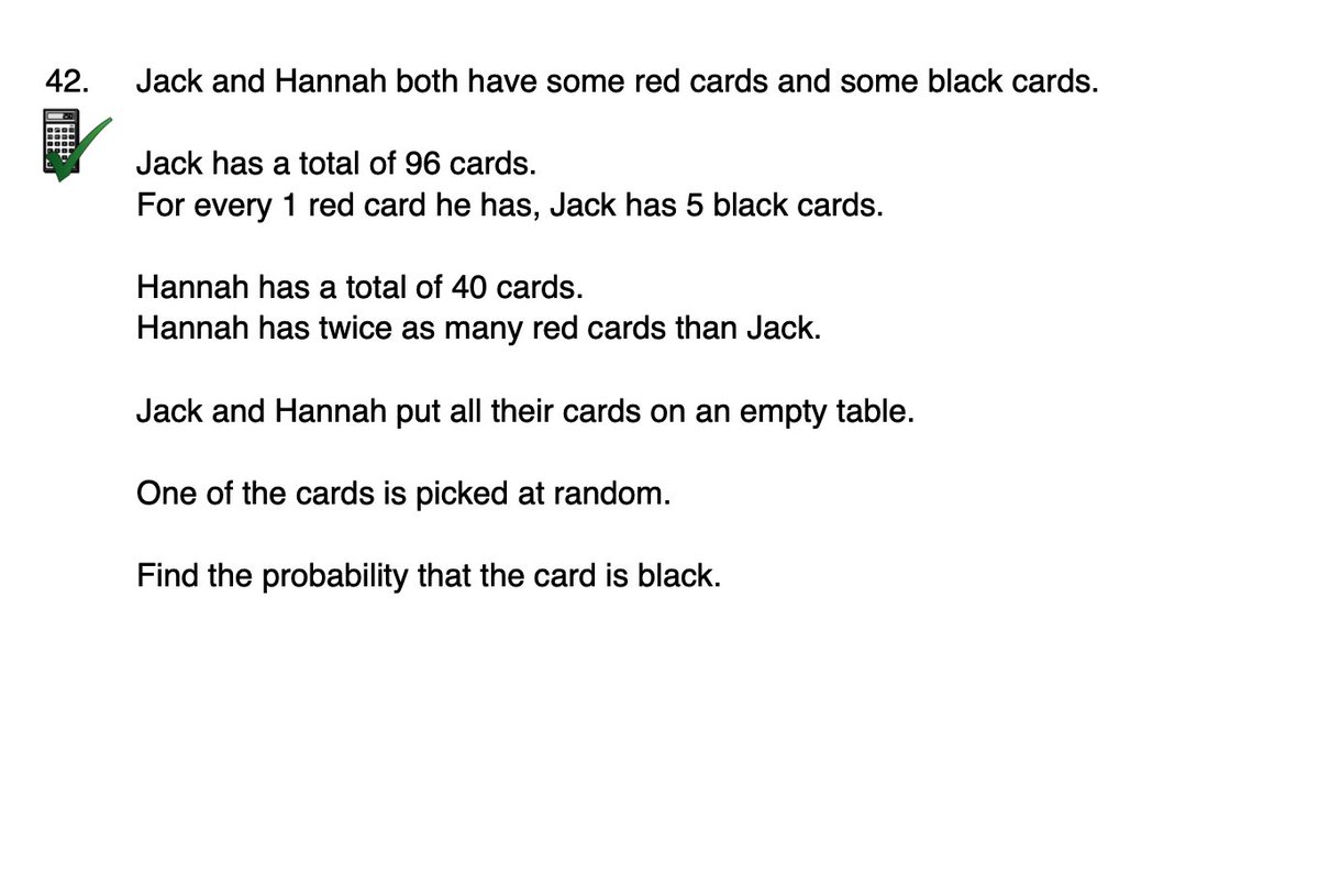 Corbettmaths's tweet image. Probability - Practice Questions
📚 20 brand new questions (now 45 in total!)
✅ Answers updated
🍿 Video solutions added (82 minutes worth)
corbettmaths.com/2019/09/02/pro…