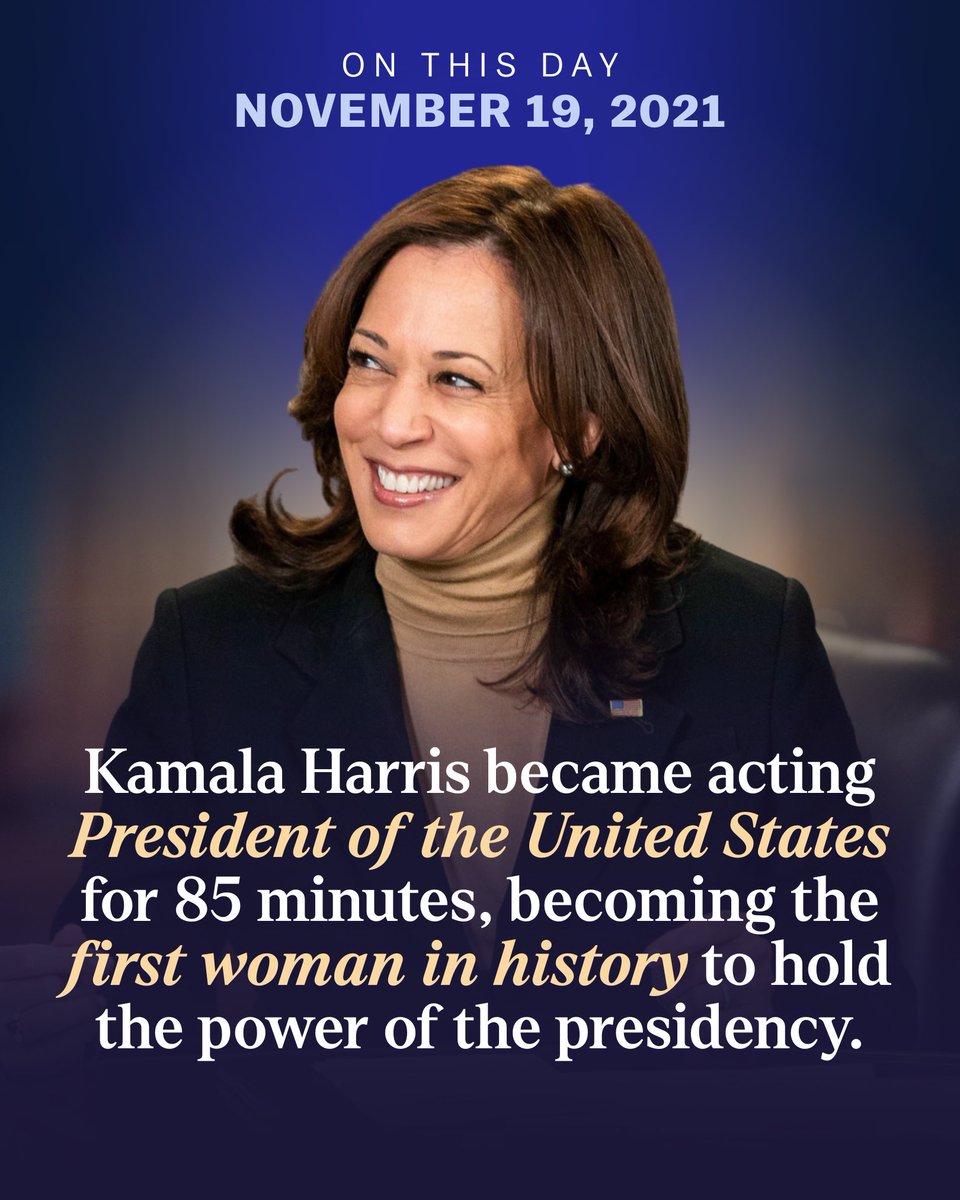 Will34890's tweet photo. Happy four year anniversary of the 85 minute presidency of @KamalaHarris! https://t.co/TTRAP7zXE1