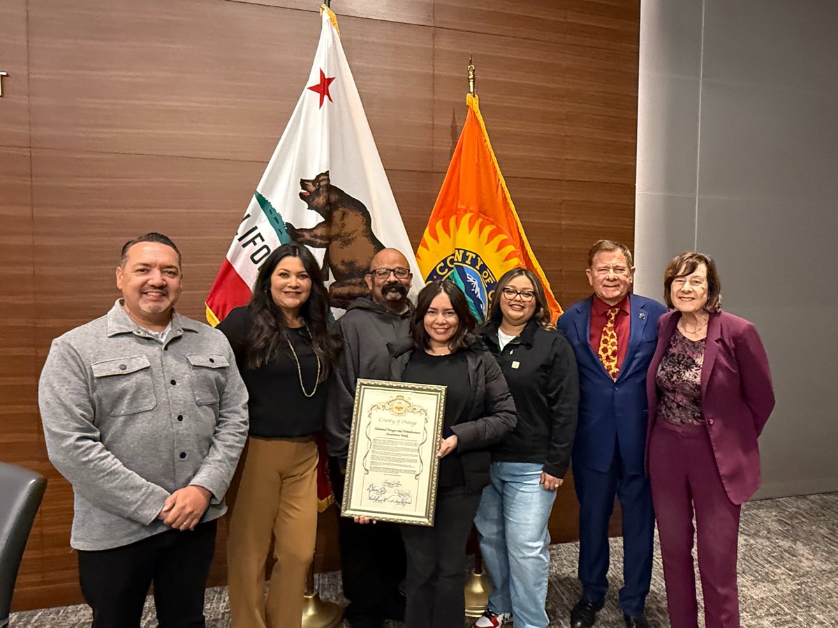 Homeless_Int_OC's tweet image. HIS-OC was recognized yesterday by the Orange County Board of Supervisors for Hunger &amp;amp; Homelessness Awareness. Thank you Chairman Doug Chaffee and Paulette Chaffee, Supervisor Vicente Sarmiento for your inspiring words, and Supervisor Donald Wagner for your support.