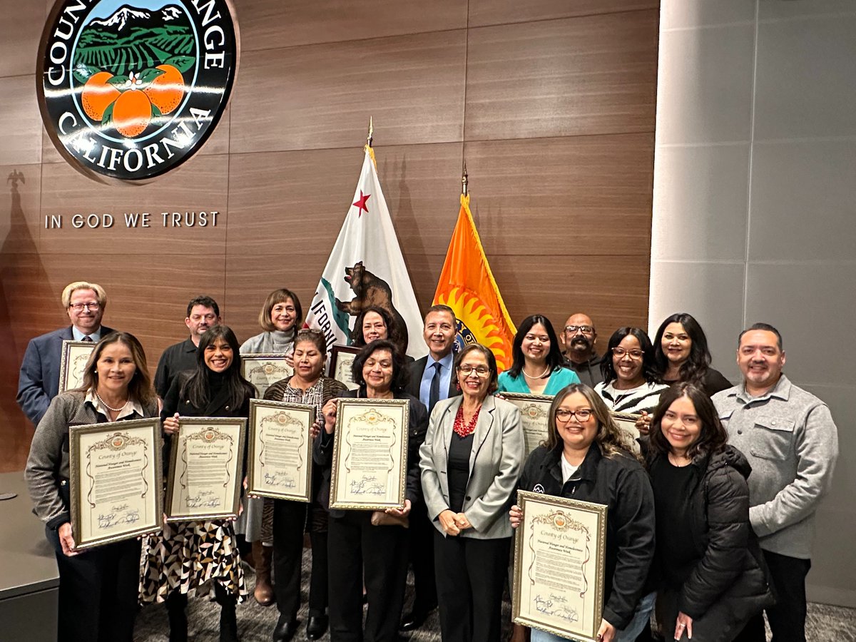 Homeless_Int_OC's tweet image. HIS-OC was recognized yesterday by the Orange County Board of Supervisors for Hunger &amp;amp; Homelessness Awareness. Thank you Chairman Doug Chaffee and Paulette Chaffee, Supervisor Vicente Sarmiento for your inspiring words, and Supervisor Donald Wagner for your support.