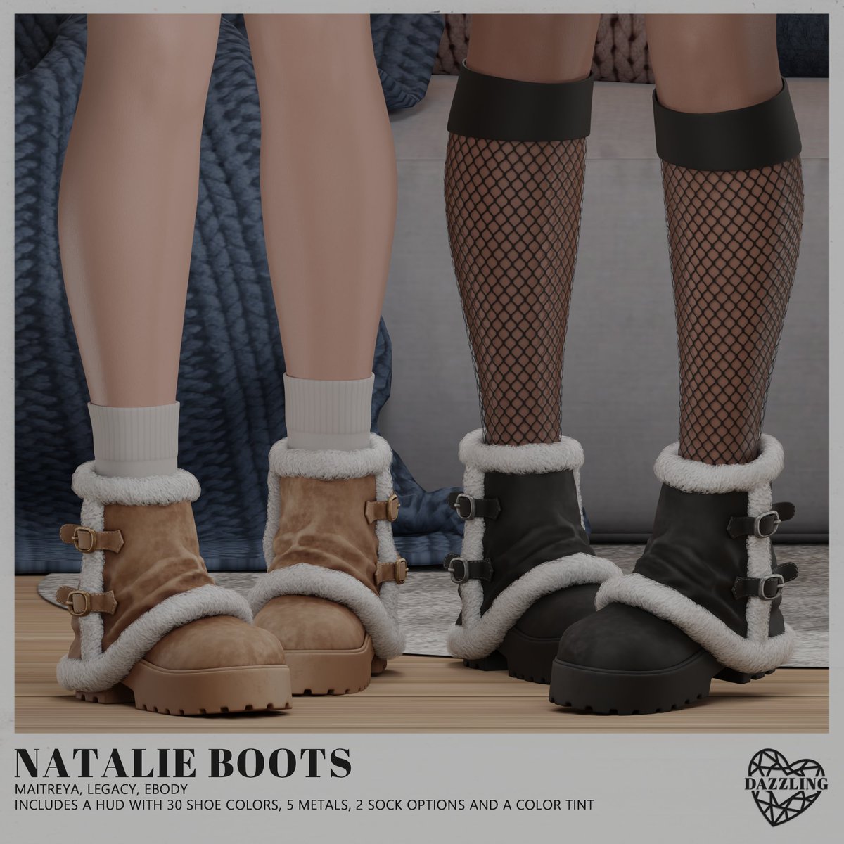 Natalie platforms available for Lewd Station. Natalie platforms includes a hud with 30 colors, 5 metal, 2 socks options and a color tint HUD. Rigged for the Maitreya, Legacy, Ebody ! try the DEMO before you purchasing ! maps.secondlife.com/secondlife/Lew…