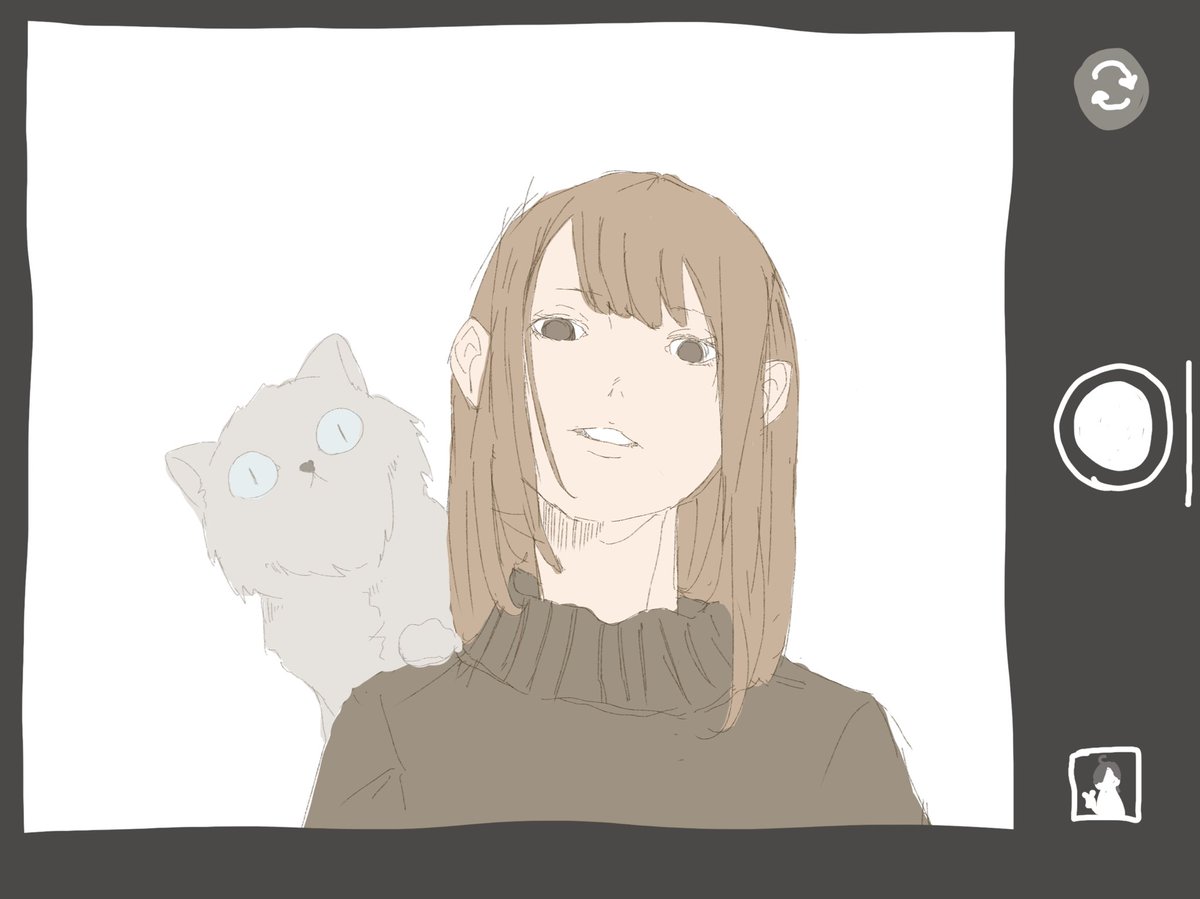 JAMEVE3's tweet photo. 猫のらくがき✍ https://t.co/mLHUWUGbso