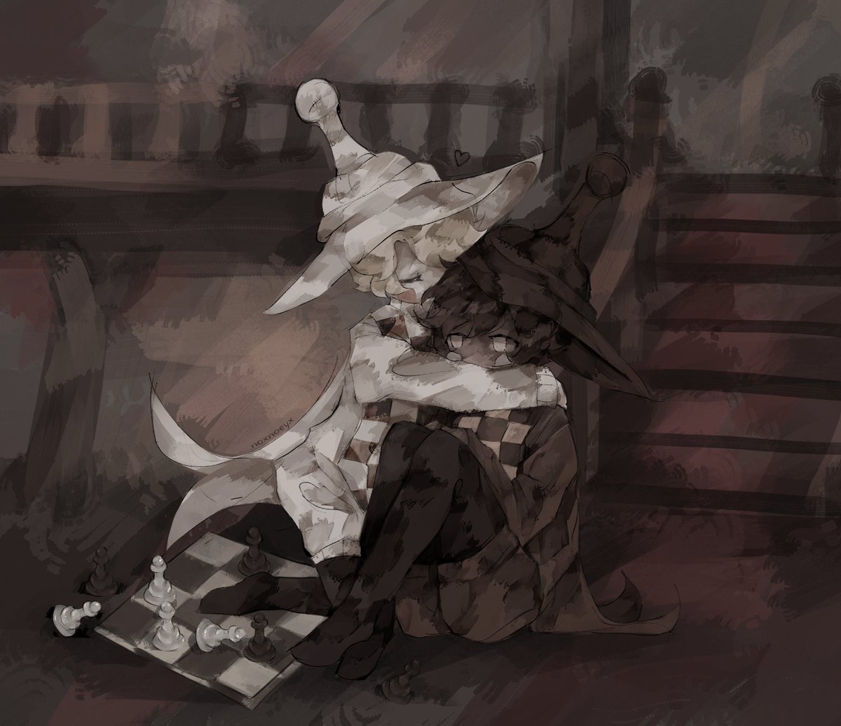 noxnoeyx's tweet image. Adorable creatures #chesschococookie #crkfanart #crk #cookierunkingdom #cookierun