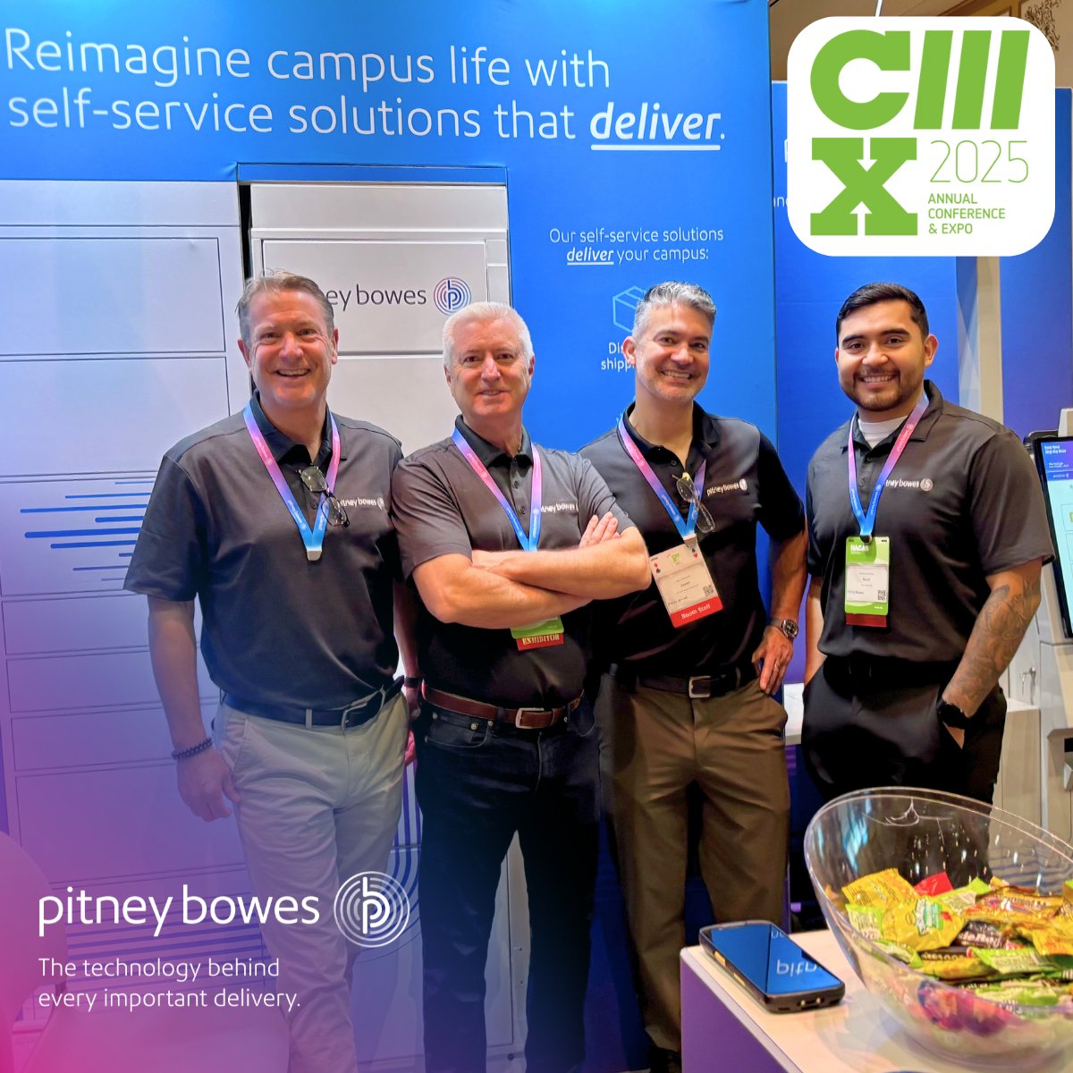 PitneyBowes's tweet image. We’re still buzzing after NACAS Vegas: Nonstop wheel spins, demos, and great connections. Learn more: spr.ly/601879Yzi #NACASC3X #HigherEducation #ShippingSolutions