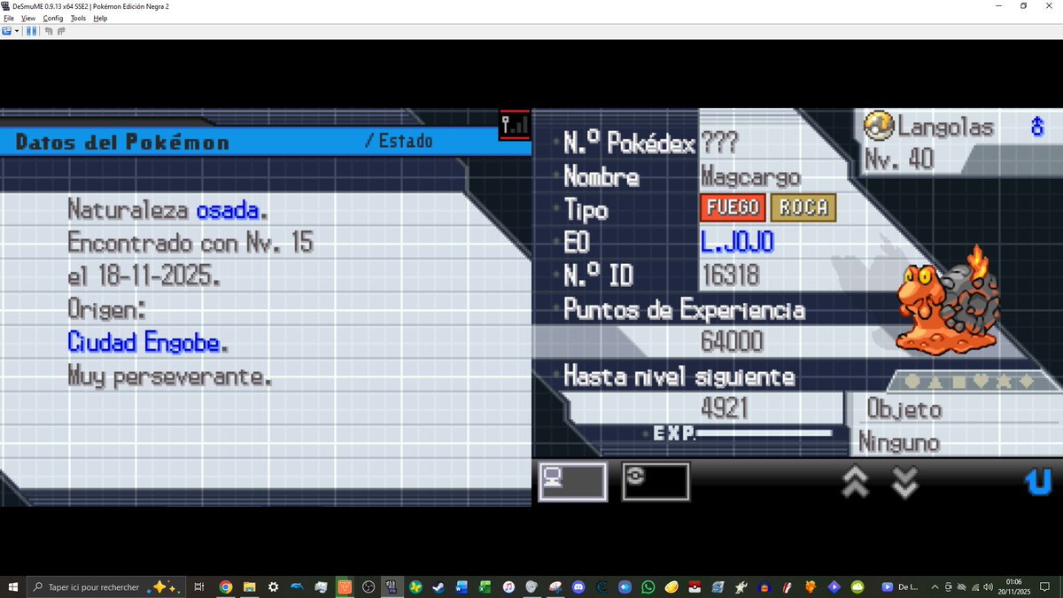 L_G_G_97's tweet image. Ironicamente, me encontré este Magcargo en el agua. Lo llamaré como mi pana @Langolacticos