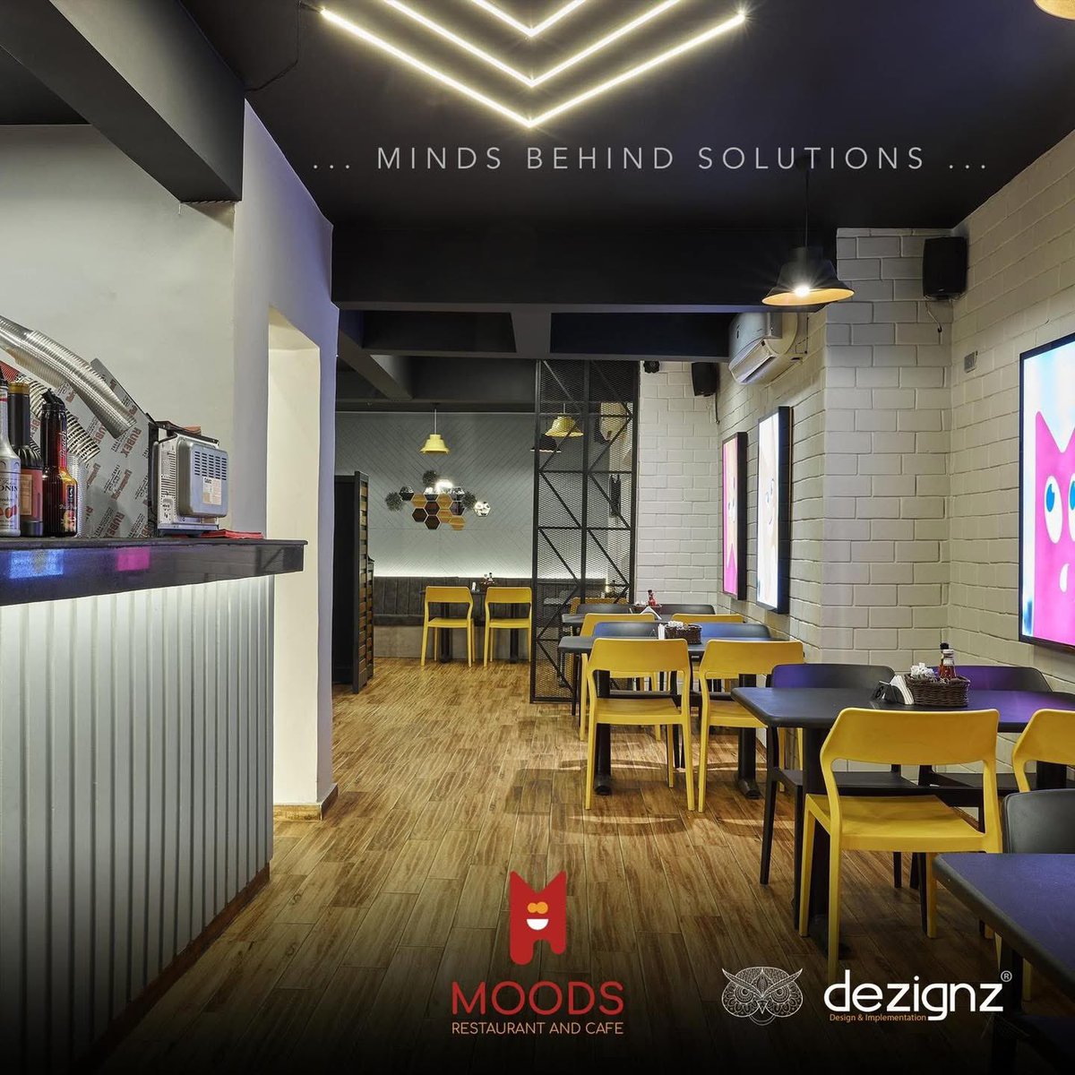 dezignz's tweet image. صور تنفيذ مطعم MOODS بشارع المشاية السفلية أمام نادي جزيرة الورد
Moods
…. Wish To Like It …. 👍
New .... ** MOODS ** ... Al Mashya street,  Mansoura,Egypt.. For Restaurant &amp;amp; Cafe
#mindsbehindsolutions 
#interiordesign #exteriordesign #dezignzz #creativedesign #ideas #decoration