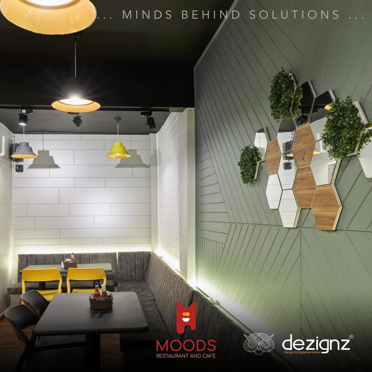 dezignz's tweet image. صور تنفيذ مطعم MOODS بشارع المشاية السفلية أمام نادي جزيرة الورد
Moods
…. Wish To Like It …. 👍
New .... ** MOODS ** ... Al Mashya street,  Mansoura,Egypt.. For Restaurant &amp;amp; Cafe
#mindsbehindsolutions 
#interiordesign #exteriordesign #dezignzz #creativedesign #ideas #decoration