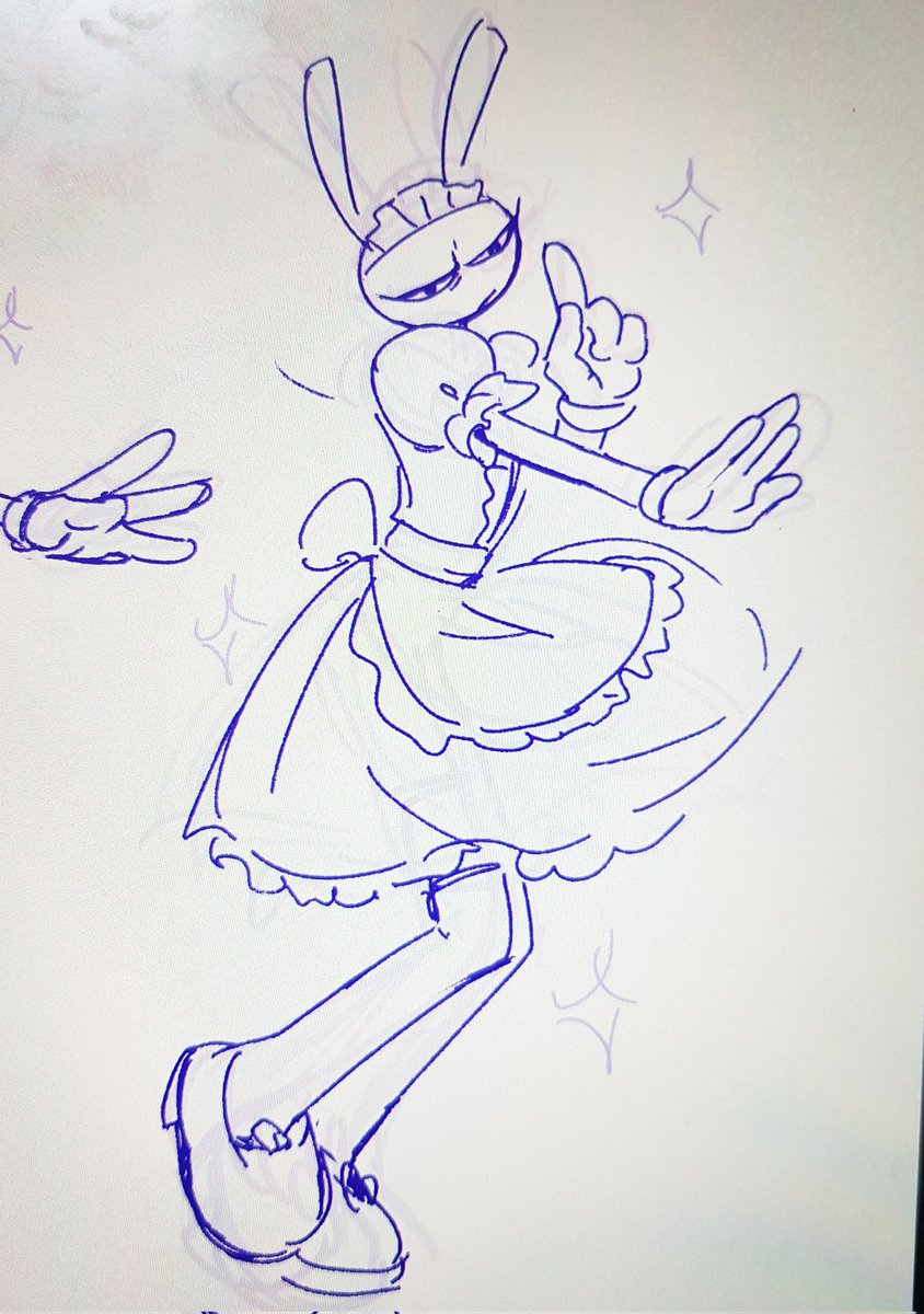 SchpogArt's tweet image. Not even into maid Jax but  yknow that last Glitch Ad was kinda hypnotising
#tadc