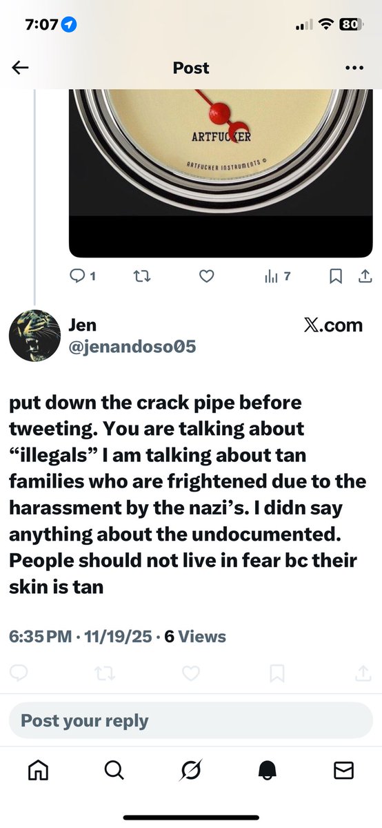 Crackalacki13's tweet image. This poor little triggered twatwaffle blocked me. I should probably care, but I don’t.