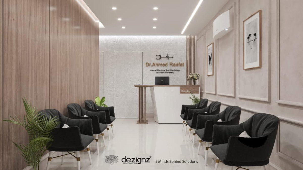 dezignz's tweet image. …. Wish To Like It …. 👍
New Design .... **Dr. Ahmed Rafaat Clinic  ** ... Gehan street,  Mansoura,Egypt..
#mindsbehindsolutions #clinicdesign #clinicdesignideas 
#interiordesign #exteriordesign #dezignzz #creativedesign #ideas #decor #moderndesign #modernhome #designs