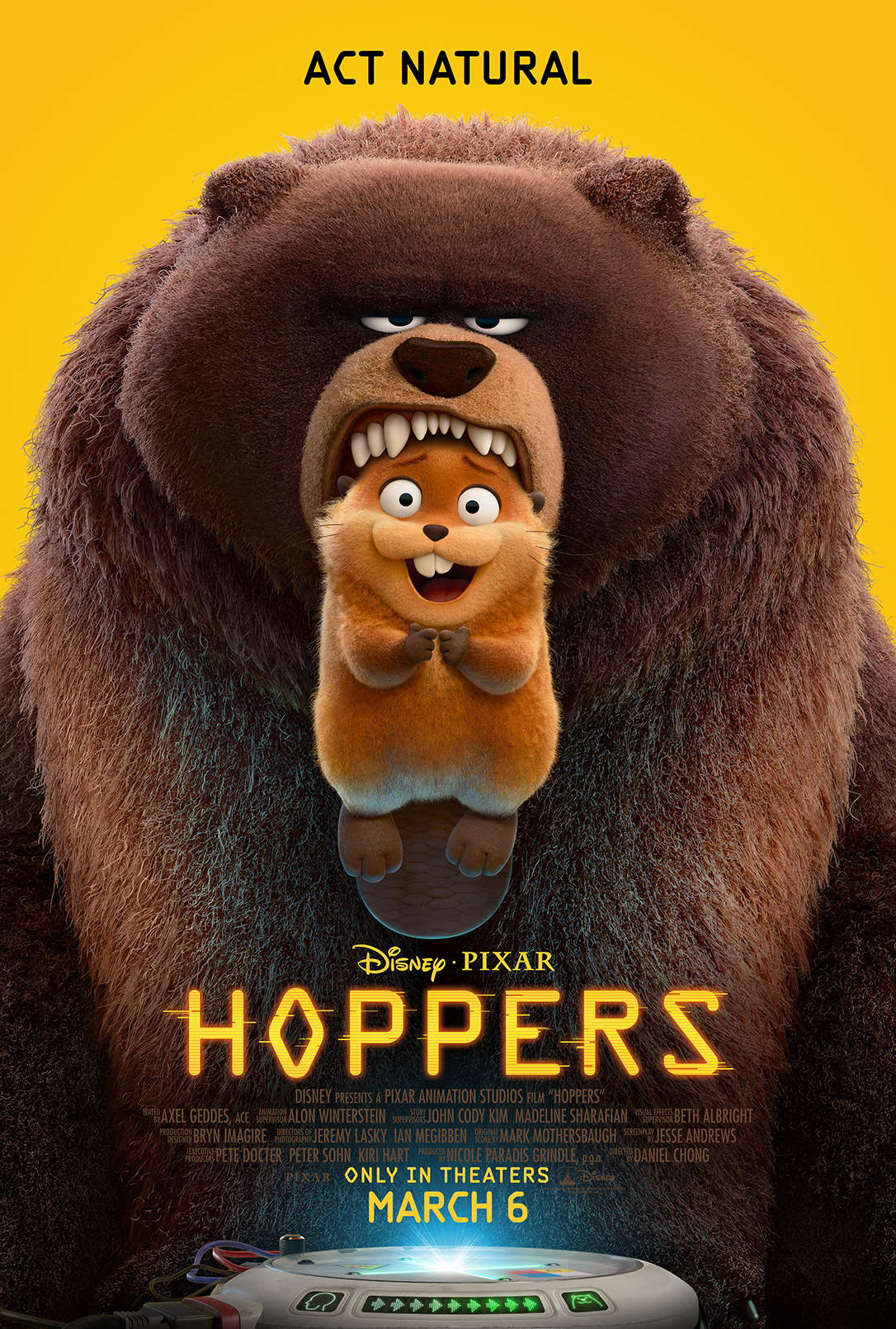 Officiële Hoppers trailer & poster door Pixar Studios
