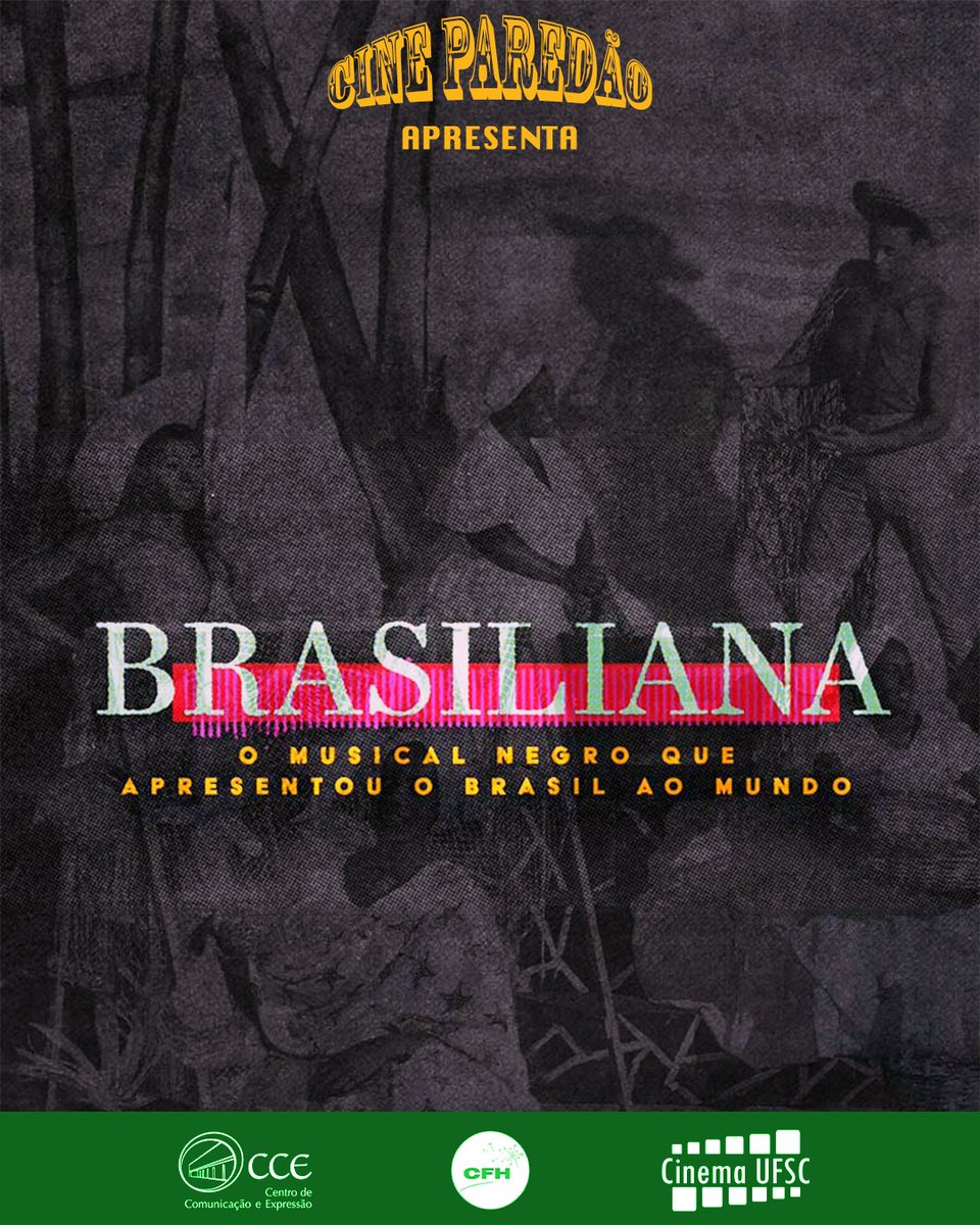 Cine Paredão apresenta Brasiliana de Joel Zito Araujo
ONDE : Bosque do CFH/UFSC
QUANDO : Sexta, 14/11/2025
HORÁRIO : 19h
EVENTO GRATUITO

Trailer:
youtube.com/watch?v=fusRvn…

Mais informações: instagram.com/cineparedao

#cine #paredao #cineparedao #florianopolis #cinema #ufsc #sextou