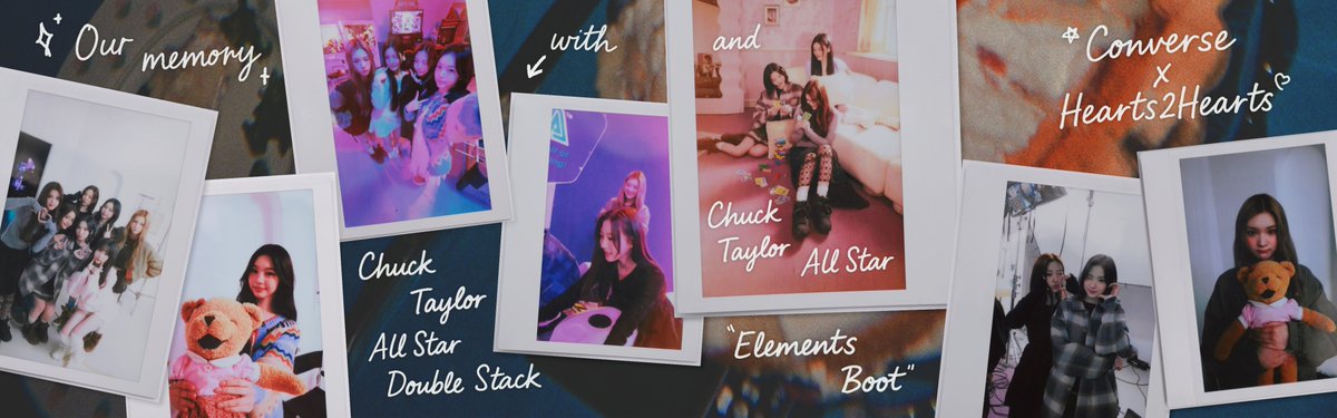 Converse_Kr's tweet image. 🫛👾🍓🎀 🌴🌻🧁😊
All the holiday feels with @Hearts2Hearts 

#Converse #컨버스 #하츠투하츠 #Hearts2Hearts #척테일러
