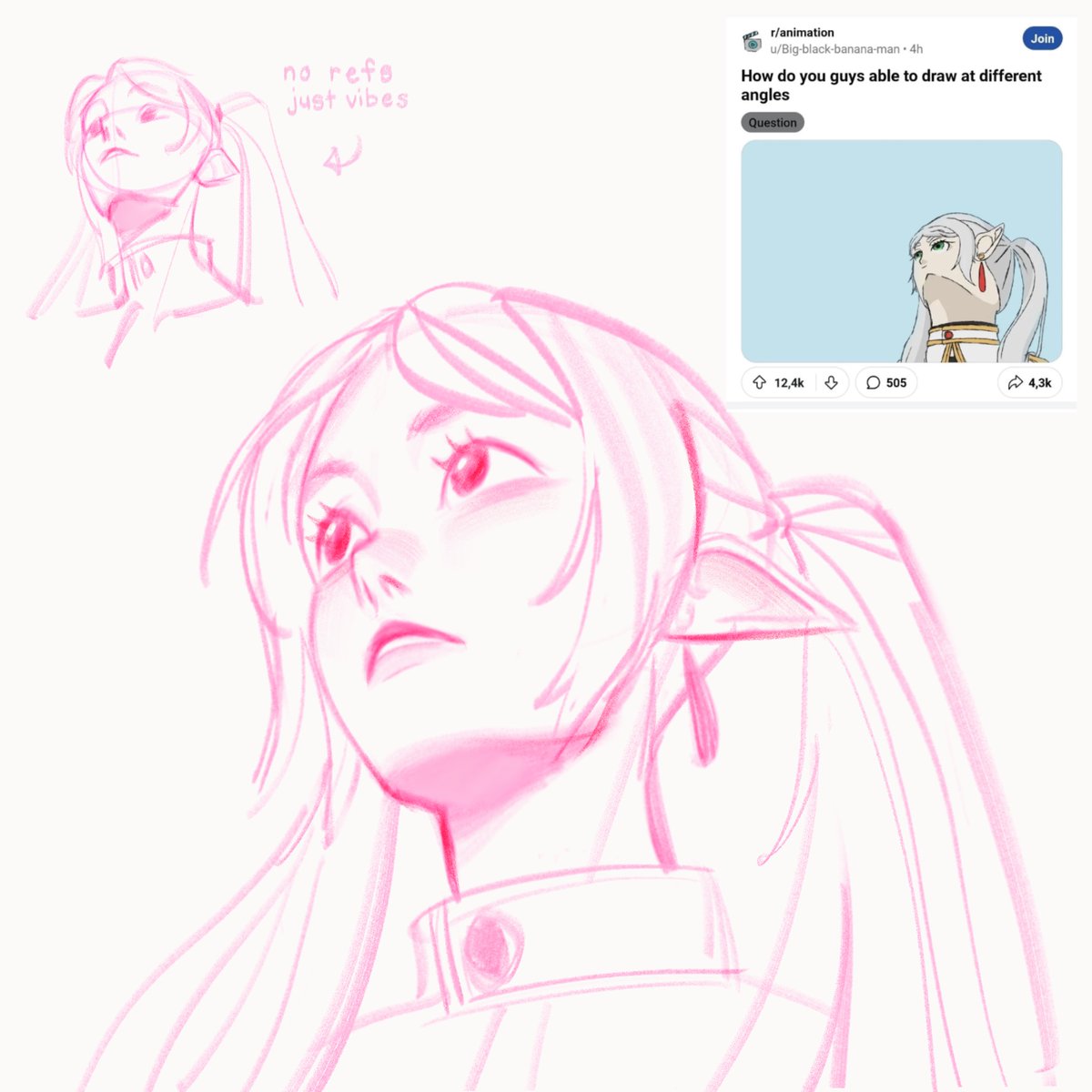 giaseeds_'s tweet image. here’s my attempt at the universally hated angle #procreate